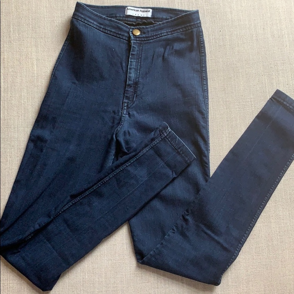 Blue American Apparel Skinny Jeans - Small
